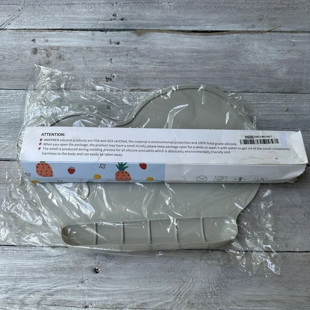 Andyken Silicone‎ Placemat For Kids Babies New Open Box